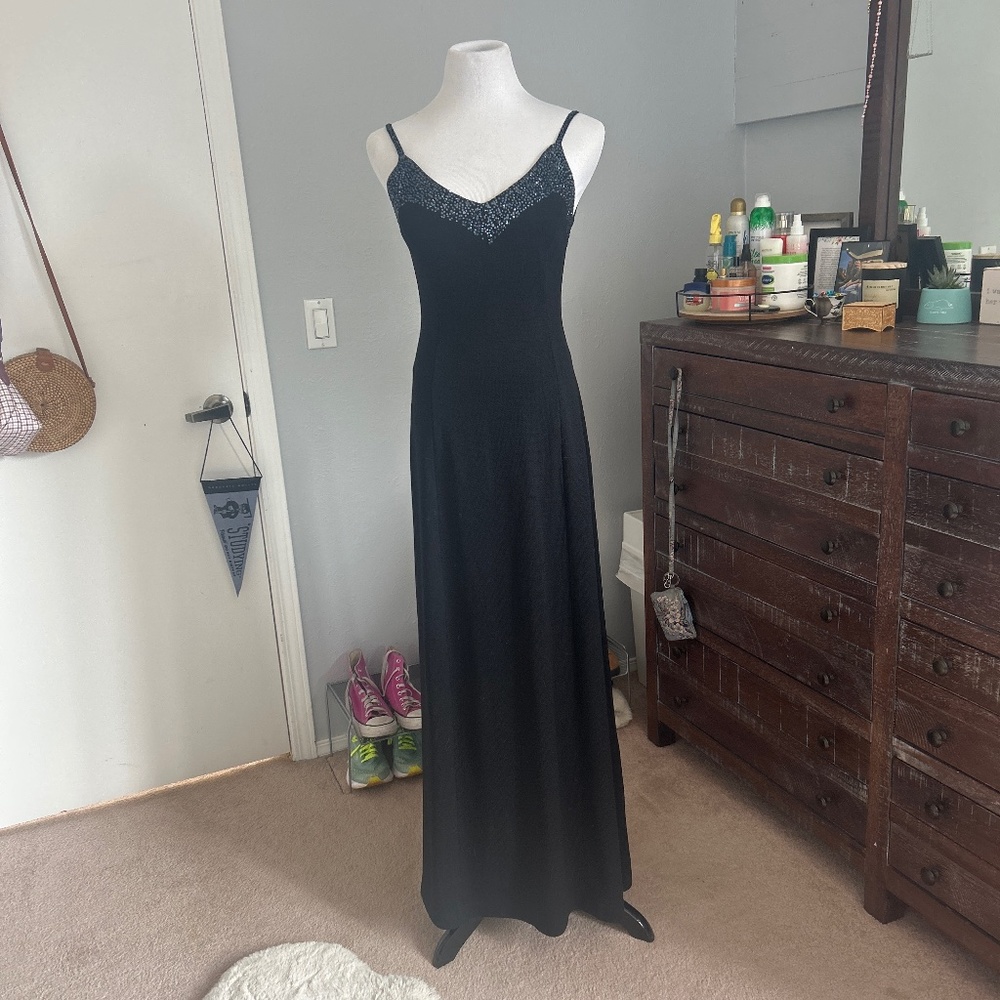 St. John Dresses St. John Black Evening By Marie Gray Santana Knit Rhinestones M